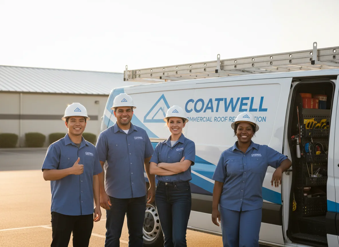Commercial roof coating company in Ettrick, WI